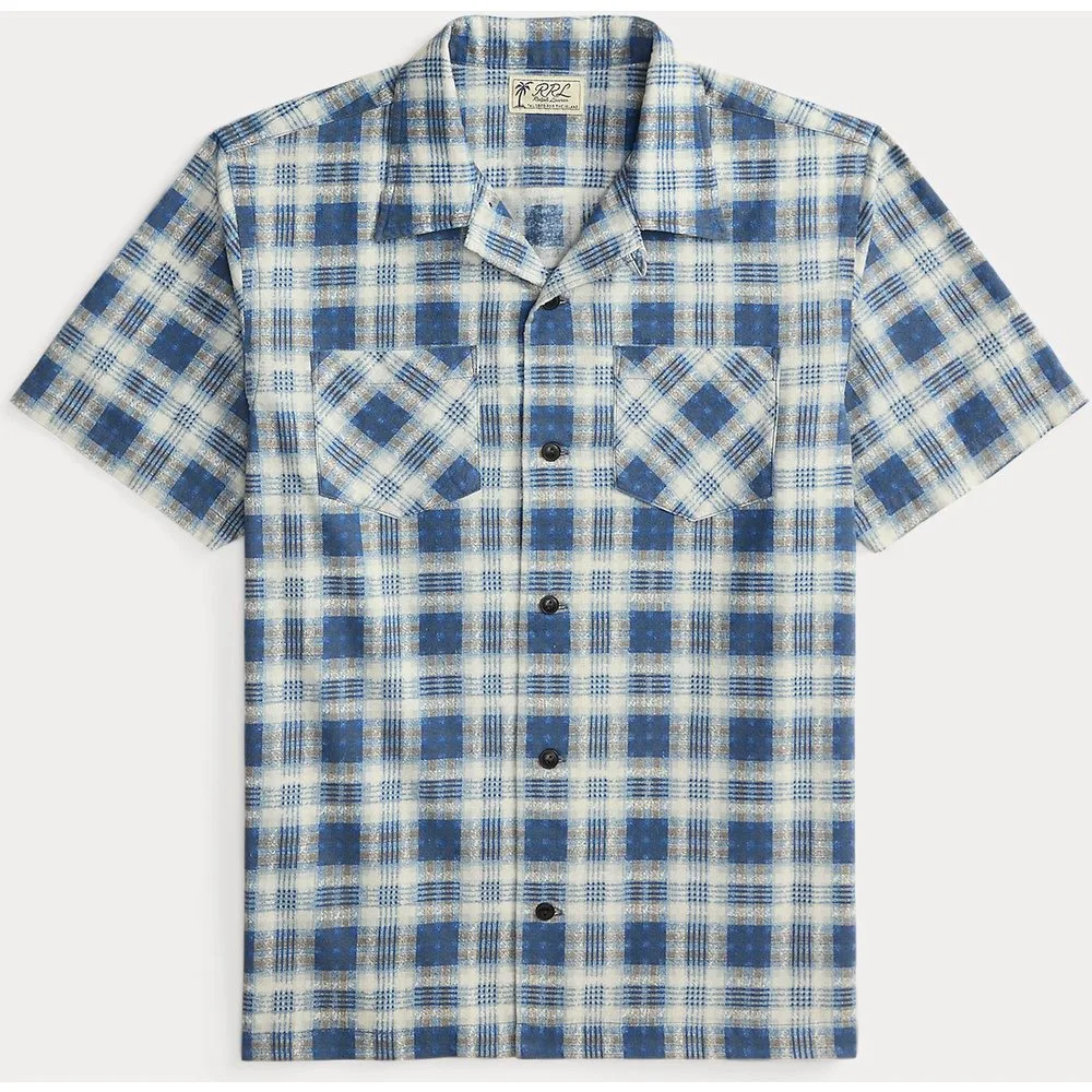 Camisa de hombre de algodón de manga corta - Polo Ralph Lauren - FashionsVida