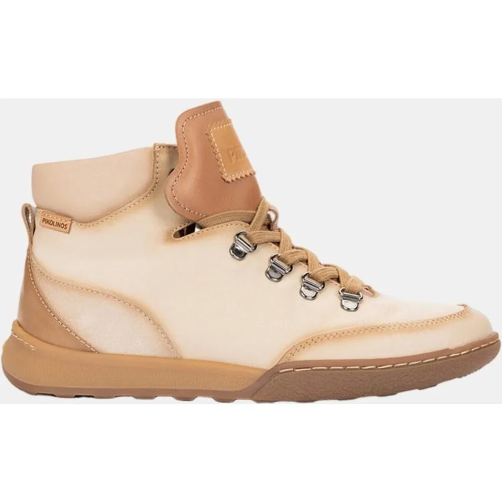Zapatillas de mujer de piel con plantilla Memory Foam extraíble - Pikolinos - FashionsVida