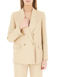 Blazer misto viscosa BEIGE XS