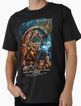 Scorpion vs. Sub-Zero Retro Video Game 90's Mortal Kombat Gift for gamer 100% cotton Short Sleeve Graphic T-Shirt All size tops - Aliexpress - FashionsVida