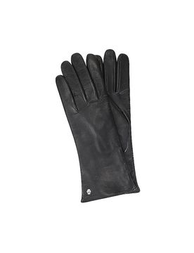 Guantes de cuero azul oscuro 6,5