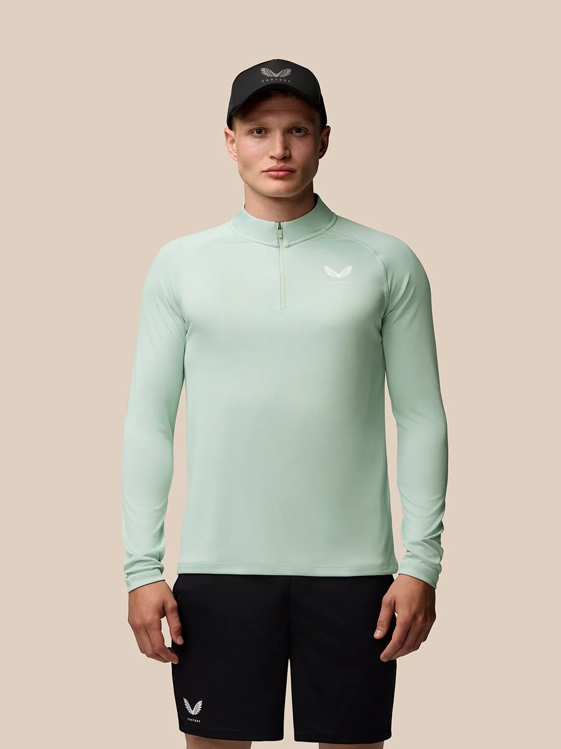 Adapt Training 1/4 Zip Top - Green GREEN XL male - Castore - FashionsVida