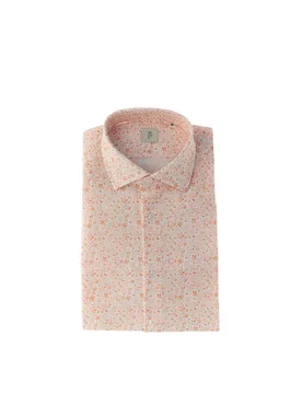 Camicia con fantasia ARANCIONE L - RE-DO IT - FashionsVida