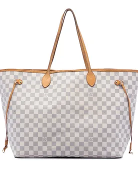 Damier Azur Neverfull GM - Louis Vuitton - FashionsVida