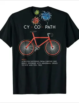 CYCOPATH Funny Cycling and Bicycle Riders Bike T-Shirt 100% Cotton O-Neck Summer Short Sleeve Casual Mens T-shirt Size S-3XL - Aliexpress - FashionsVida