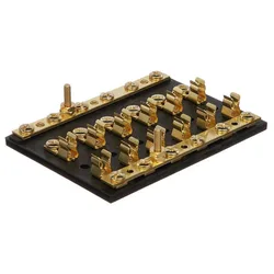 Gang Fuse And Terminal Block Black / Bronze 4 1/2 x 3 1/4 x 7/8´´ unisex