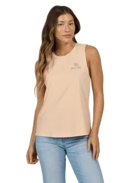 T-shirt Sans Manches Flying High Muscle Apricot M - Salty Crew - FashionsVida