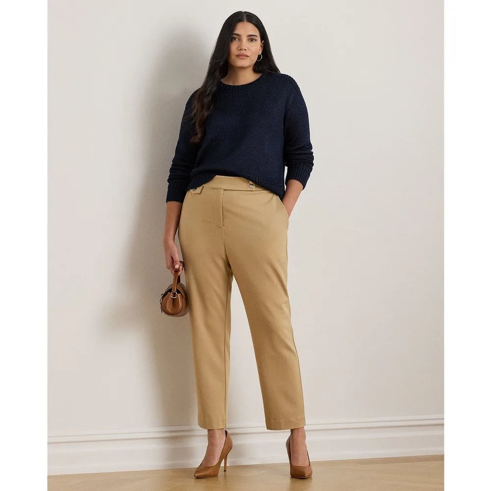Pantalón pitillo de mujer tobillero - Lauren Ralph Lauren Woman - FashionsVida