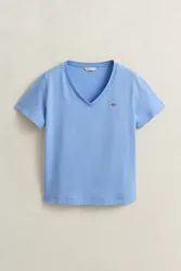 REG SHIELD SS V-NECK T-SHIRT female