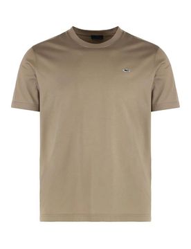 T-shirt con logo in cotone
