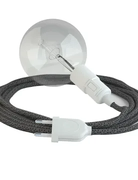 Cables Suspension Luminaire Rs81 3 M Black / Grey / White One Size - Creative - FashionsVida