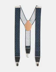 Classic Dot Braces Dark Navy male