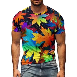 Designer's New Men's Comfortable 3D Printed Short-Sleeve T-Shirt - Printed Tee, Loose Fit