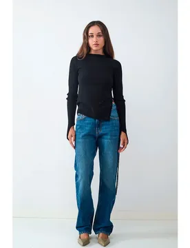 Jean Banana Straight Fit Blue / Blue Denim 34