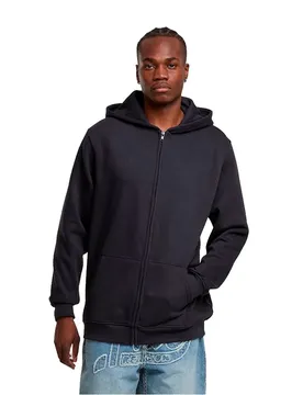 Felpa Con Zip Basic Navy 2XL
