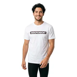 T-shirt à Manches Courtes Bar Logo White M
