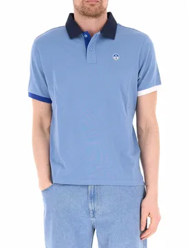 Polo maniche corte AZZURRO POLVERE XXL - North Sails - FashionsVida