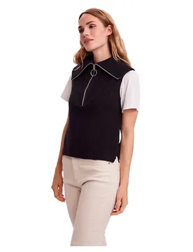 Gilet En Tricot Myrna Black M