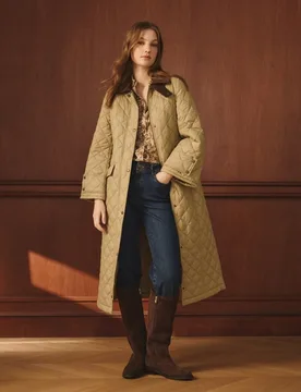 Parka lisa larga de mujer - Lloyd's - FashionsVida