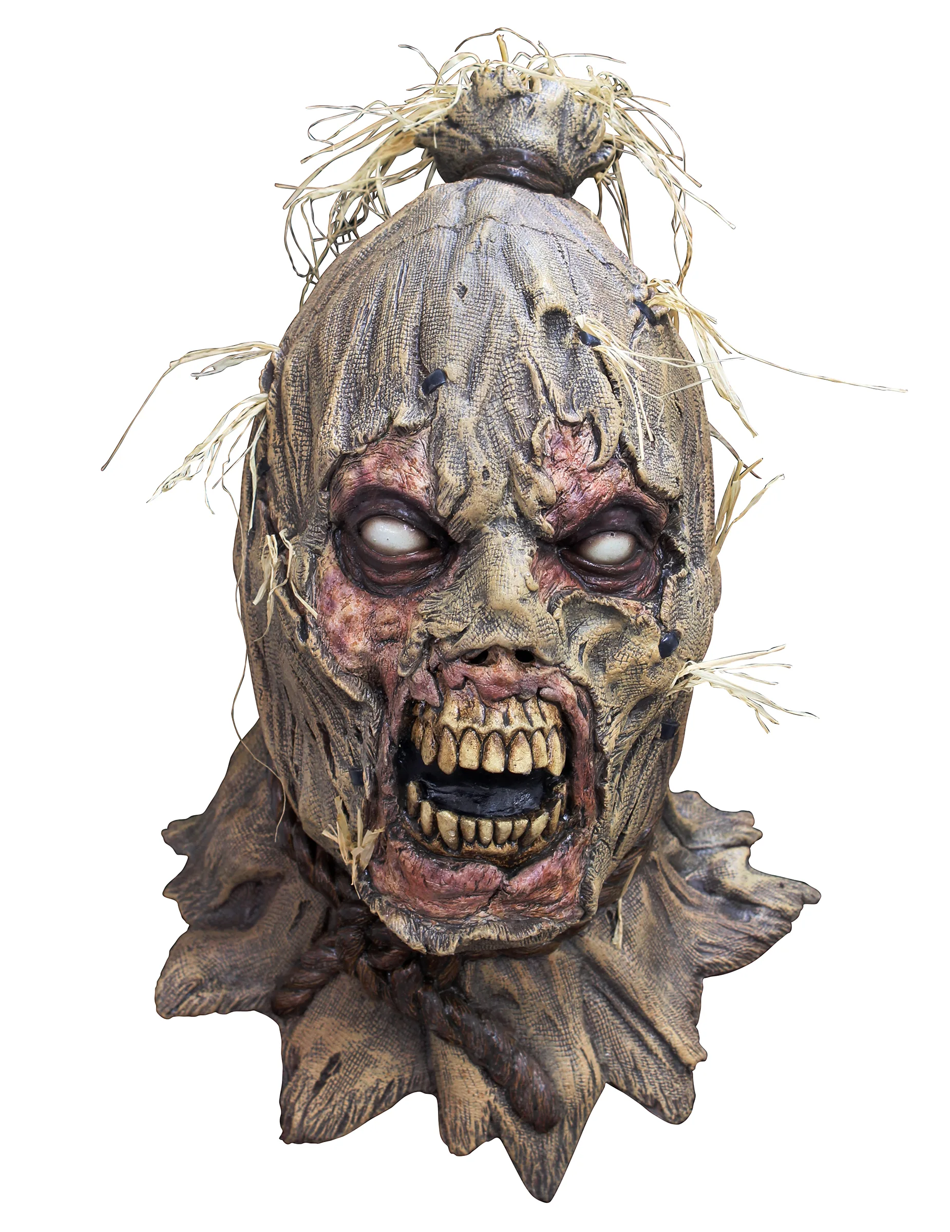 Zombie-Vogelscheuche Maske - Erwachsene - KARNEVAL-MEGASTORE - FashionsVida