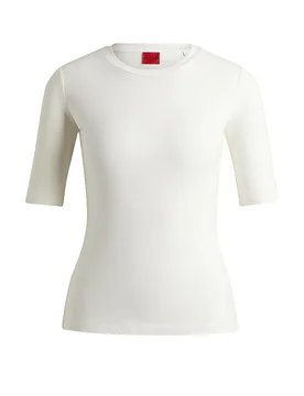 Hugo T-Shirt DARNELIA crème XL - Hugo Boss - FashionsVida