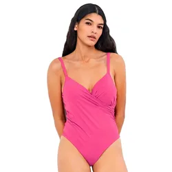 Control Effect Swimsuit Purple 48 Women