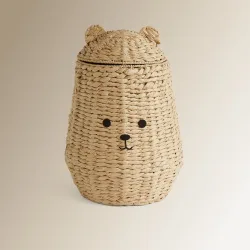 Cesto con tapa Oso Mini Home - El Corte Inglés