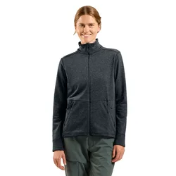 Pile Con Cerniera Grid Black Melange XL