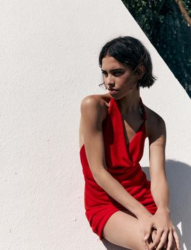 Vestito Corto Rosso