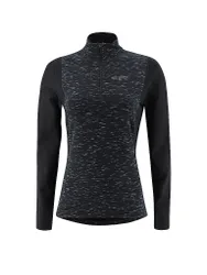 Damen Unterzieh Zipshirt STARLIT TRANSTEX® schwarz 38 W
