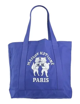 MAISON KITSUNÉ Schultertasche Damen Blau -- Damen - Maison Kitsuné - FashionsVida