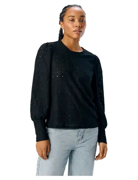 Chemisier à Manches Longues Laila Black XS