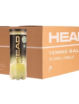 Tour Xt Tennis Balls Box 24 x 3 Balls - Head Racket - FashionsVida