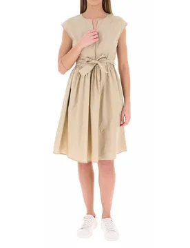 WOOLRICH Abito in cotone BEIGE M - Woolrich - FashionsVida