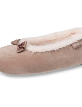 Chaussons ballerines Beige fourrure beige 39/40