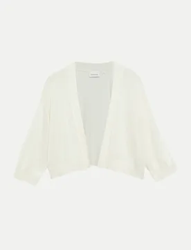 Comma Strickjacke Weiß M - Comma - FashionsVida
