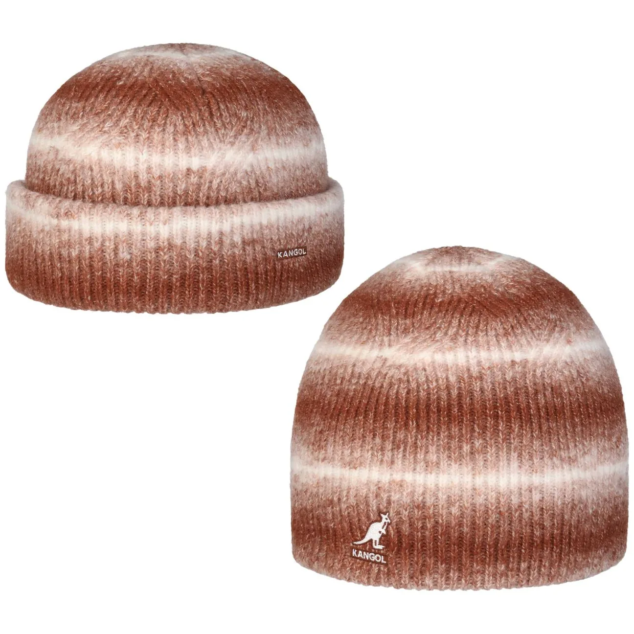 Heathered 2-Way Beanie Hat by - rust - Herren - Size: One Size - Kangol - FashionsVida