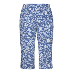 Capri-Schlupfhose "Bärbel" M blau weiss