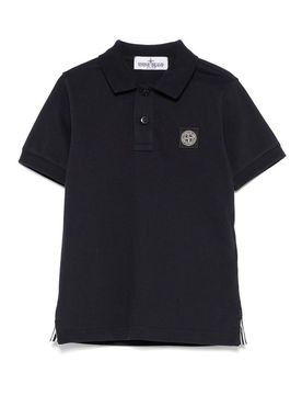 Camicia con bottoni e logo