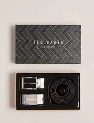 Leather Belt Set Black male