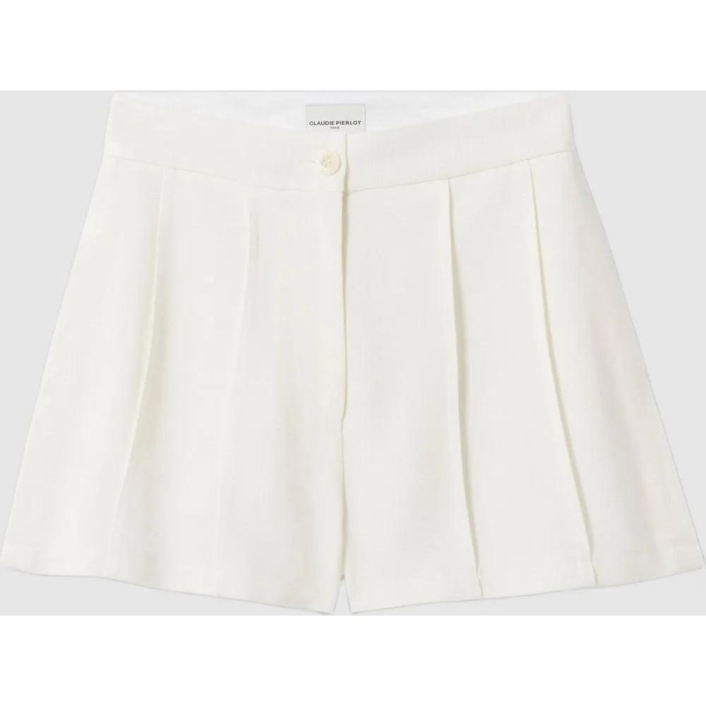 Short de mujer de corte recto con pespuntes - CLAUDIE PIERLOT - FashionsVida