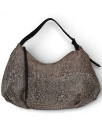Borsa Hobo M. OP Naturale/Nero - 91010232-AH1-X11