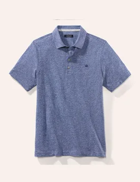 Cottolino Hemdenpolo, , Farbe Blau, 58/60, frischer Baumwoll-/Leinenmix konfektionierter Hemdenkragen Herren - Walbusch - FashionsVida