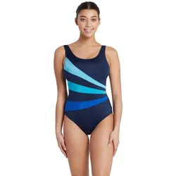Sandon Scoopback Swimsuit Blue 36 Women