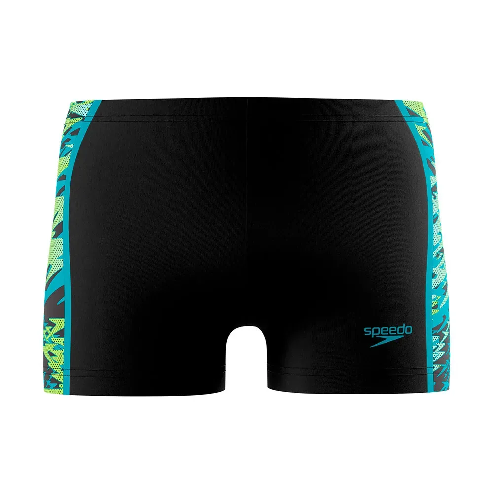 Hyperboom Splice Aquashort Swimming Shorts Anthracite / Hyper Teal 36 Men - Speedo - FashionsVida