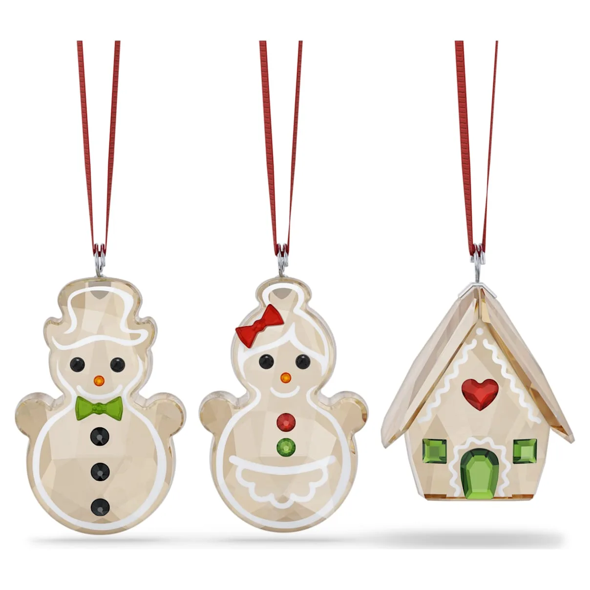 Holiday Cheers Set Decorazioni Pan di Zenzero OS - Swarovski - FashionsVida