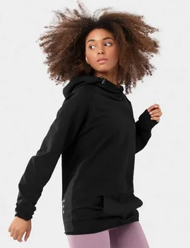 Sweat-shirt Black Square Black XL - Siroko - FashionsVida