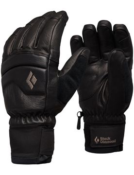 Freeride Handschuhe aus PrimaLoft® Spark Gloves Black Black für Herren aus Leder Größe M schwarz
