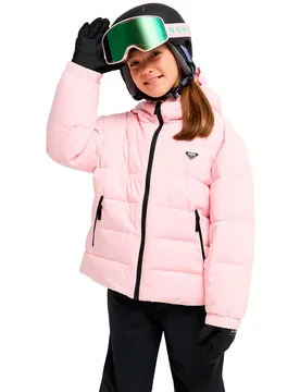 Veste Snowy Hill Puffy Rose Shadow 12 Années Fille - Roxy - FashionsVida