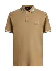 Poloshirt Herren Khaki L Herren